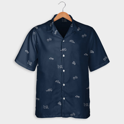 Tractor icon pattern - Hawaiian Shirt, Shorts for adult and youth