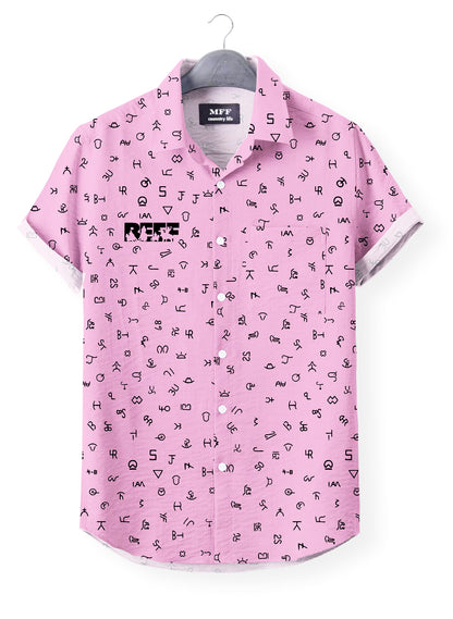 Cattle Brands pattern - Short Sleeve Shirts - myfunfarm