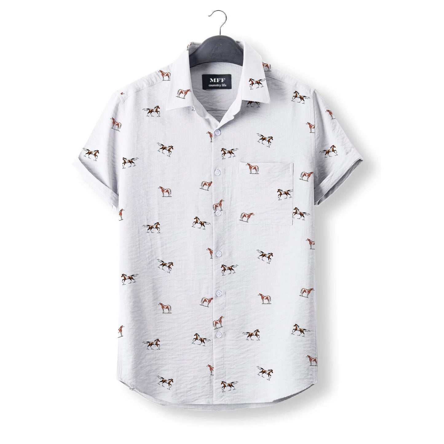 Paint Horse icon pattern - Button Down Shirts - myfunfarm