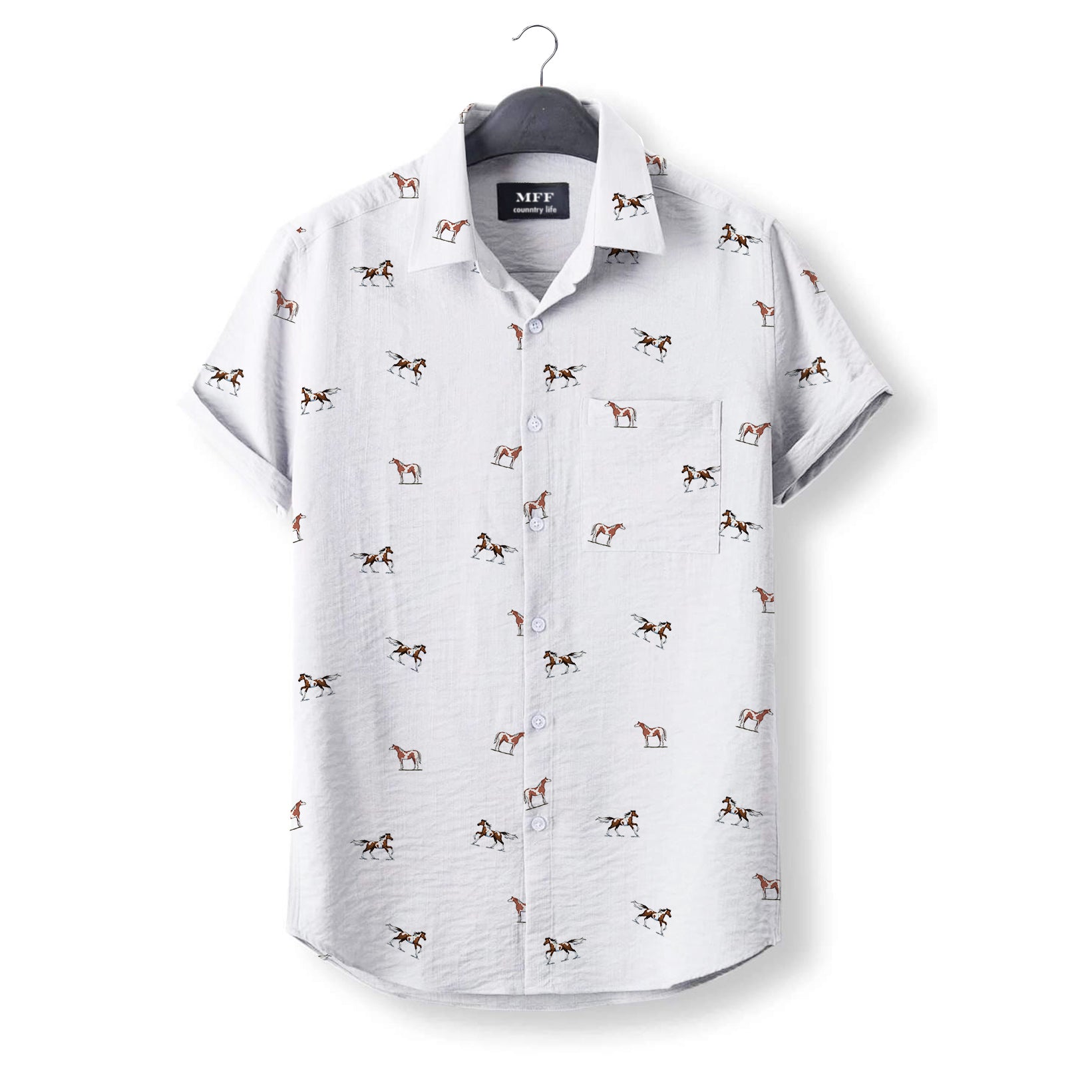 Paint Horse icon pattern - Button Down Shirts - myfunfarm