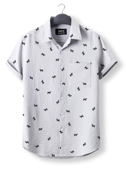 Cattle icon pattern - Button Down Shirts for adult and youth - myfunfarm