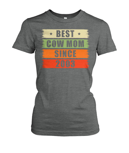 Best cow mom since - custom year