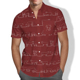 Cow Line pattern - Short Sleeve Shirts