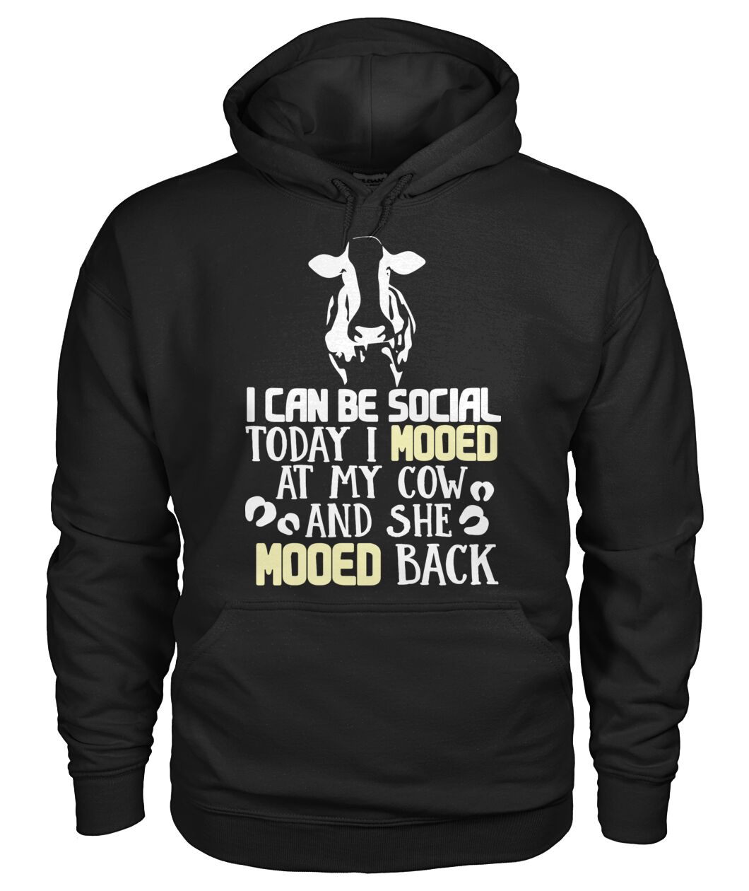 i can be social today i mooed  - Men's and Women's t-shirt , Vneck, Hoodies - myfunfarm - clothing acceessories shoes for cow lovers, pig, horse, cat, sheep, dog, chicken, goat farmer
