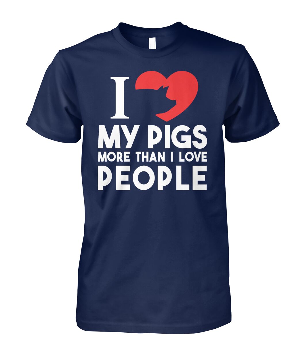 i love pig more than i love people - Men's and Women's t-shirt , Vneck, Hoodies - myfunfarm - clothing acceessories shoes for cow lovers, pig, horse, cat, sheep, dog, chicken, goat farmer
