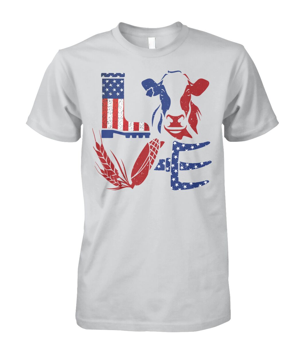 Love Cow USA  - design unisex  t-shirt , Hoodies