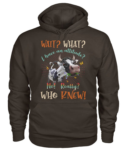 wait what i have an attitude  - unisex  t-shirt , Hoodies
