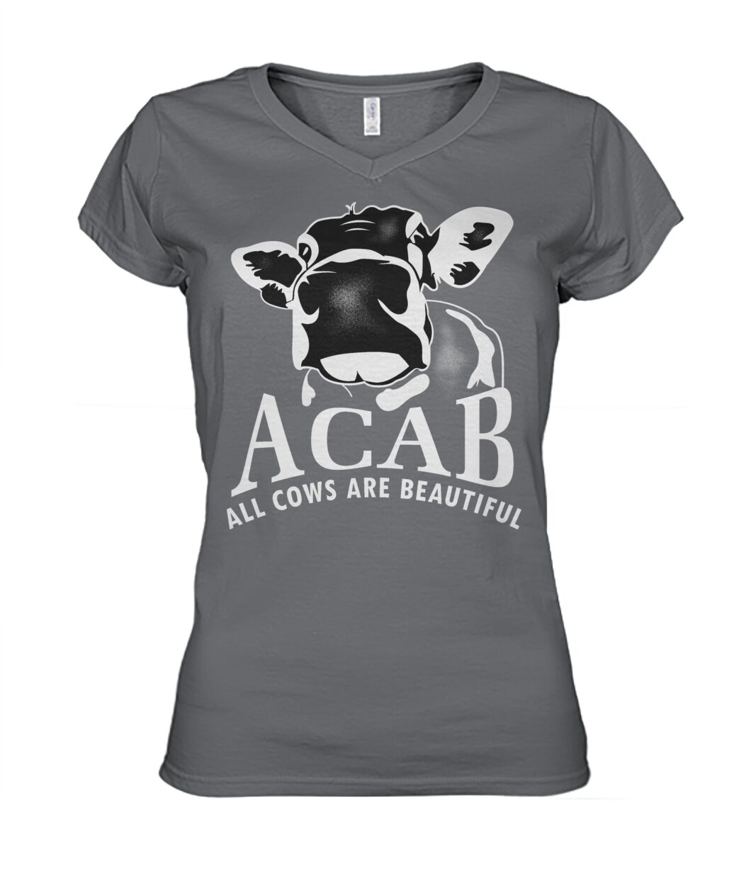 ACAB funny cow  - Men's and Women's t-shirt , Vneck, Hoodies - myfunfarm - clothing acceessories shoes for cow lovers, pig, horse, cat, sheep, dog, chicken, goat farmer