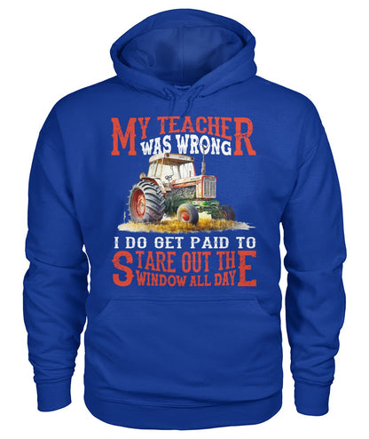 My teacher was wrong - t-shirt and Hoodies - myfunfarm