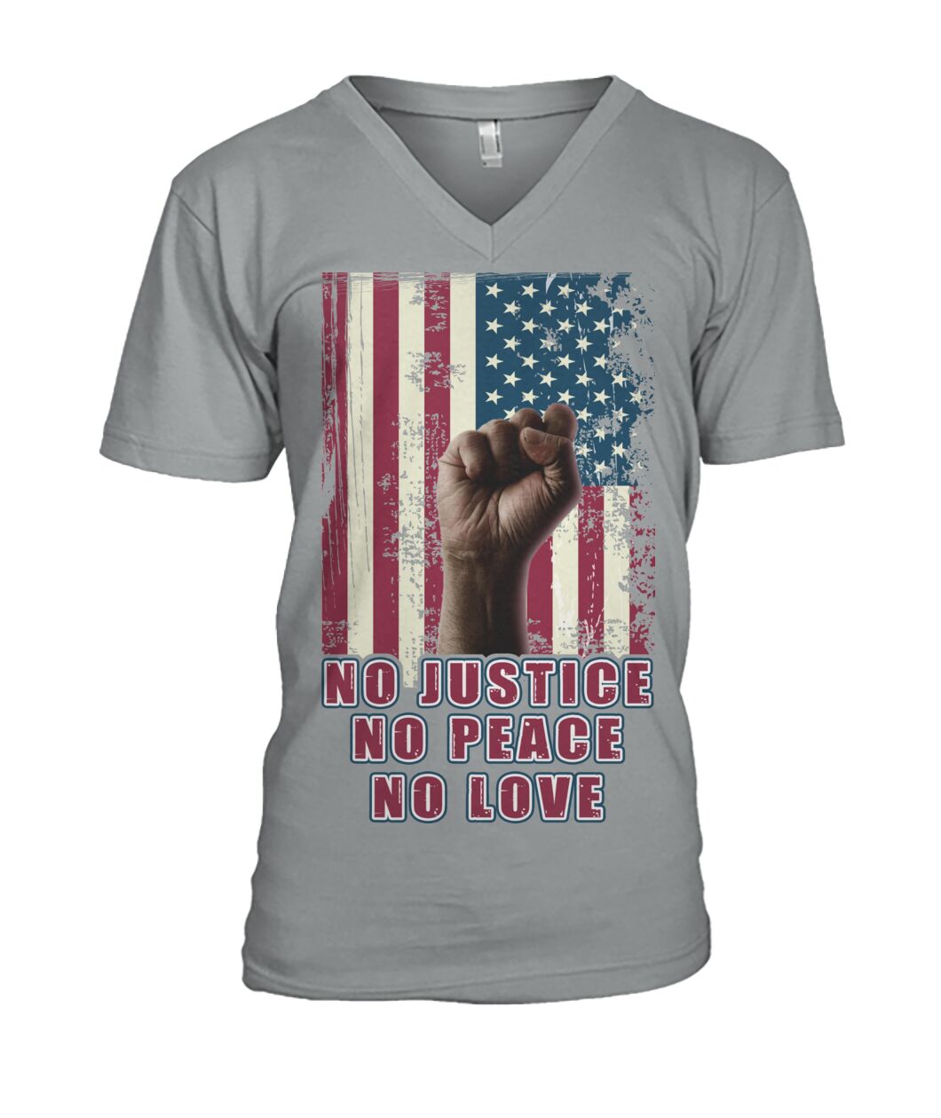 No justice no peace no love  - Men's and Women's t-shirt , Vneck, Hoodies - myfunfarm - clothing acceessories shoes for cow lovers, pig, horse, cat, sheep, dog, chicken, goat farmer