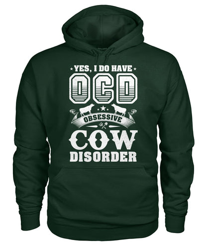 Yes i do have OCD - Men's and Women's t-shirt , Vneck, Hoodies - myfunfarm - clothing acceessories shoes for cow lovers, pig, horse, cat, sheep, dog, chicken, goat farmer