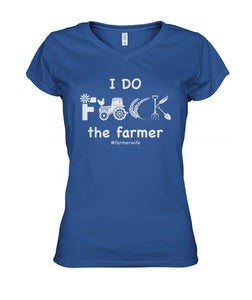I do f.ck the farmer  - Men's and Women's t-shirt , Vneck, Hoodies - myfunfarm - clothing acceessories shoes for cow lovers, pig, horse, cat, sheep, dog, chicken, goat farmer