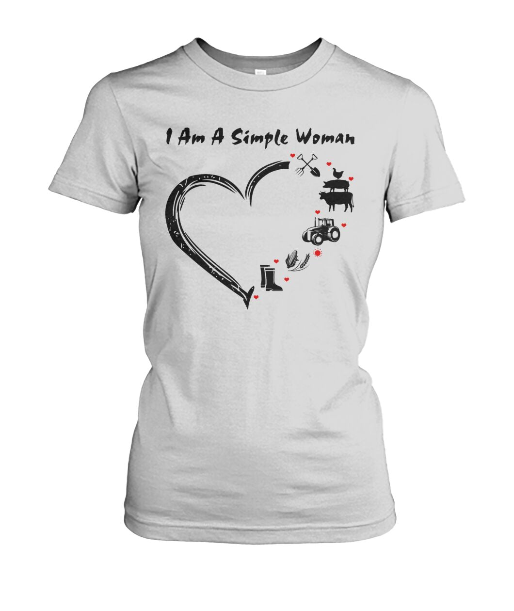 I  am a simple woman unisex  t-shirt , Hoodies - myfunfarm