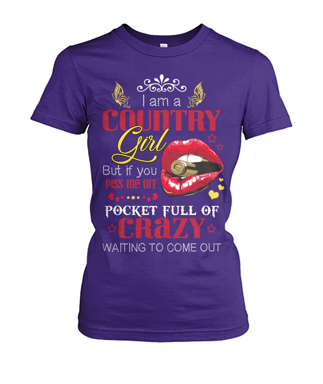 i am a country girl but if you piss me off pocket - unisex  t-shirt , Hoodies