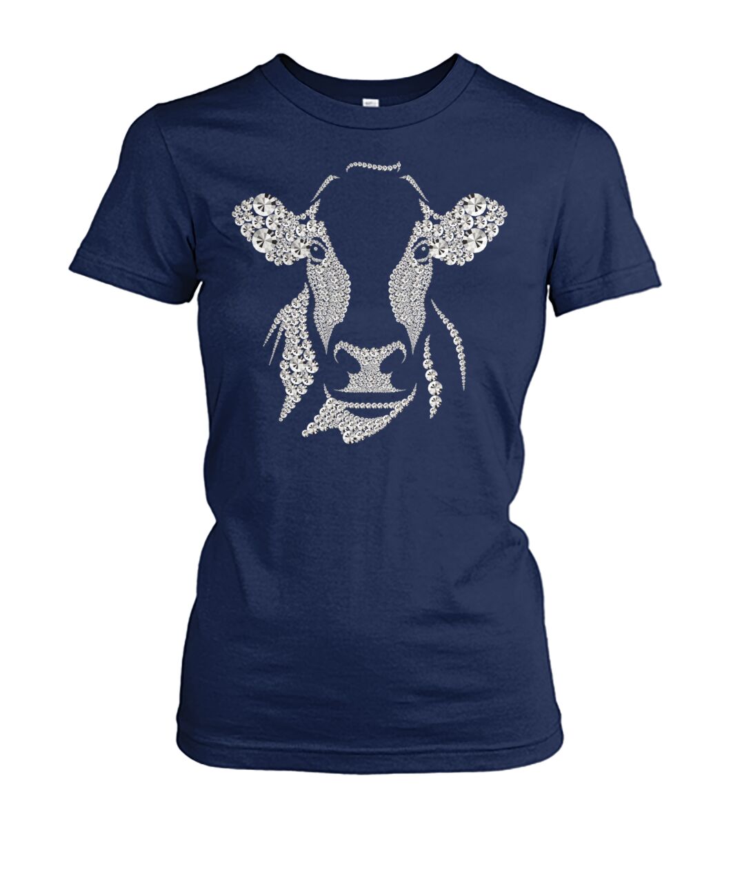 Cow diamond fake - Men's and Women's t-shirt , Vneck, Hoodies - myfunfarm - clothing acceessories shoes for cow lovers, pig, horse, cat, sheep, dog, chicken, goat farmer
