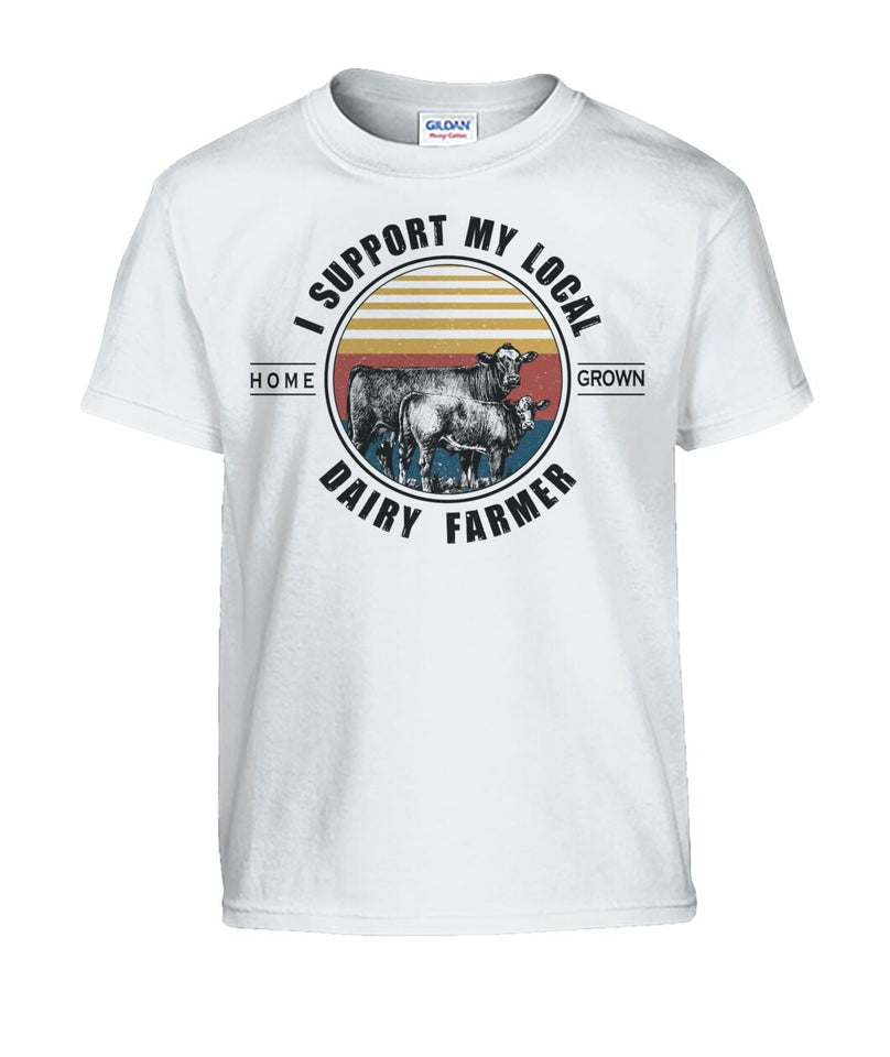 Mama's dairy farm - unisex  t-shirt , mama and kids