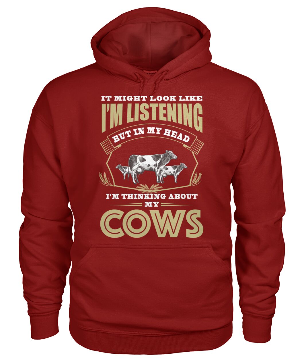 i might look like i'm listening  - Men's and Women's t-shirt , Vneck, Hoodies - myfunfarm - clothing acceessories shoes for cow lovers, pig, horse, cat, sheep, dog, chicken, goat farmer