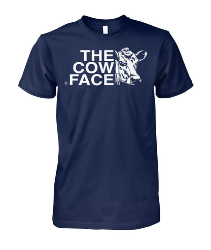 The cow face  - Men's and Women's t-shirt , Vneck, Hoodies - myfunfarm - clothing acceessories shoes for cow lovers, pig, horse, cat, sheep, dog, chicken, goat farmer