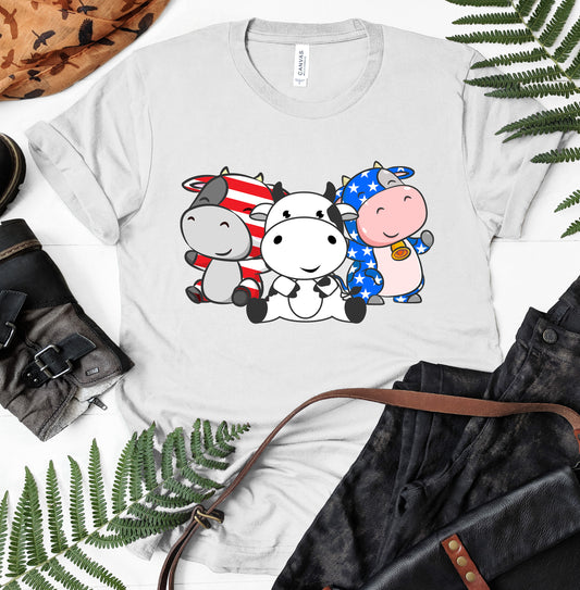Cow USA  - funny design unisex  t-shirt , Hoodies