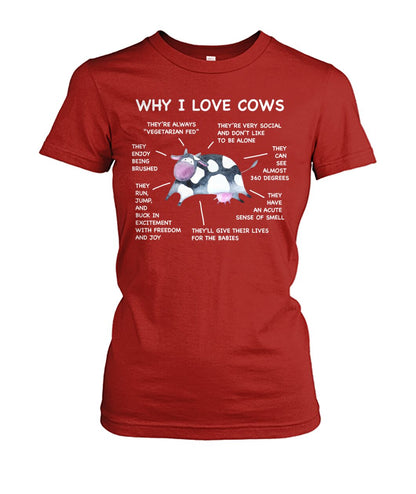 Why i love cows - funny design unisex  t-shirt , Hoodies