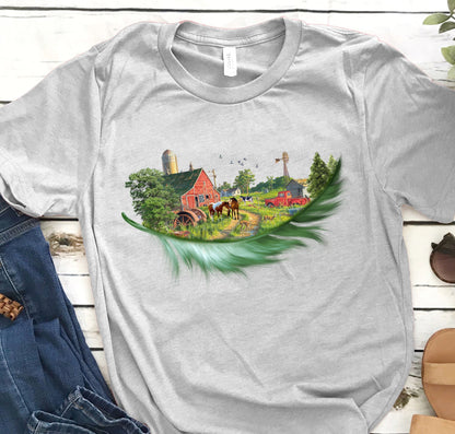 We Love Farm Life - funny design unisex  t-shirt , Hoodies
