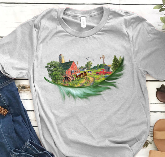 We Love Farm Life - funny design unisex  t-shirt , Hoodies