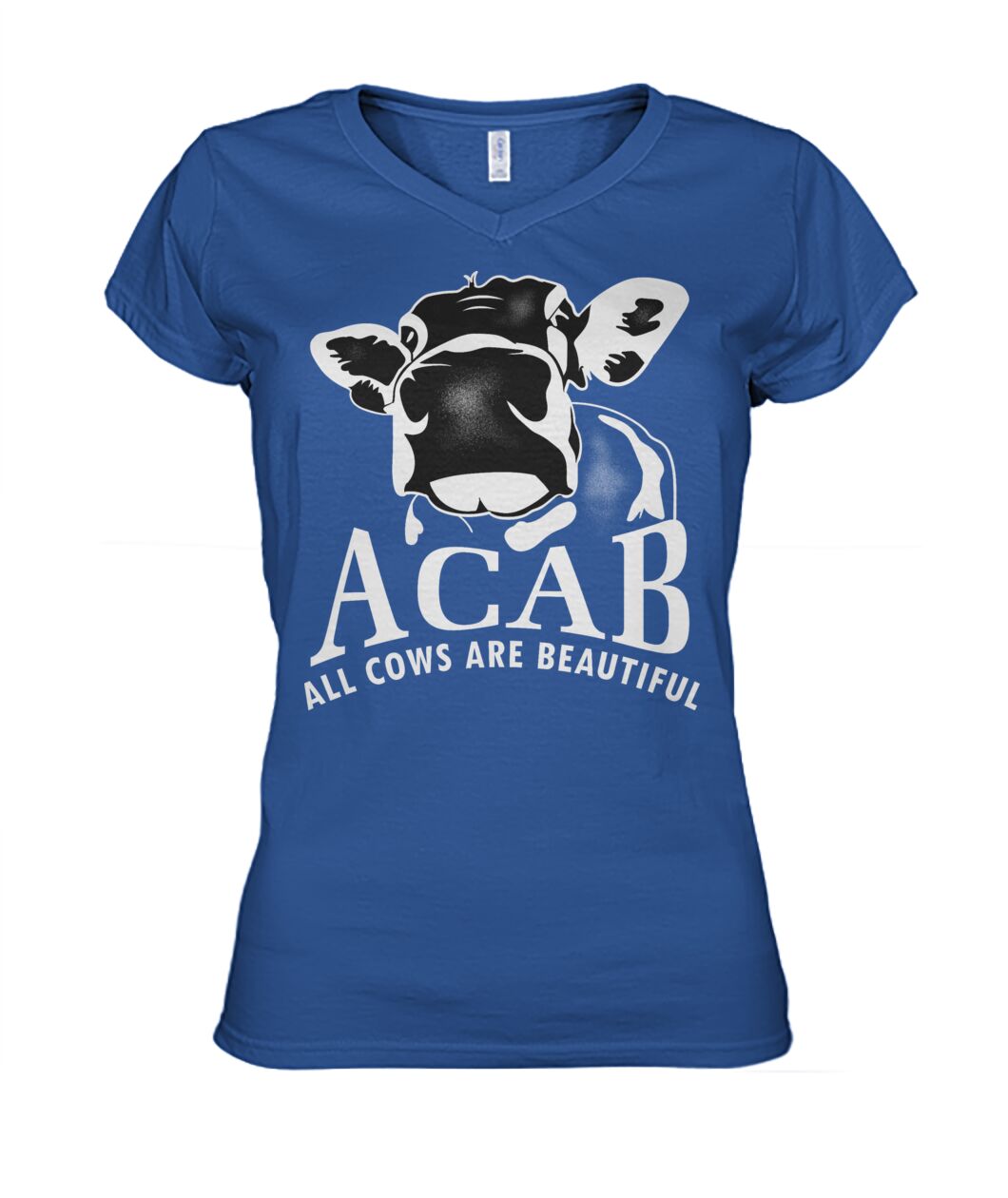 ACAB funny cow  - Men's and Women's t-shirt , Vneck, Hoodies - myfunfarm - clothing acceessories shoes for cow lovers, pig, horse, cat, sheep, dog, chicken, goat farmer