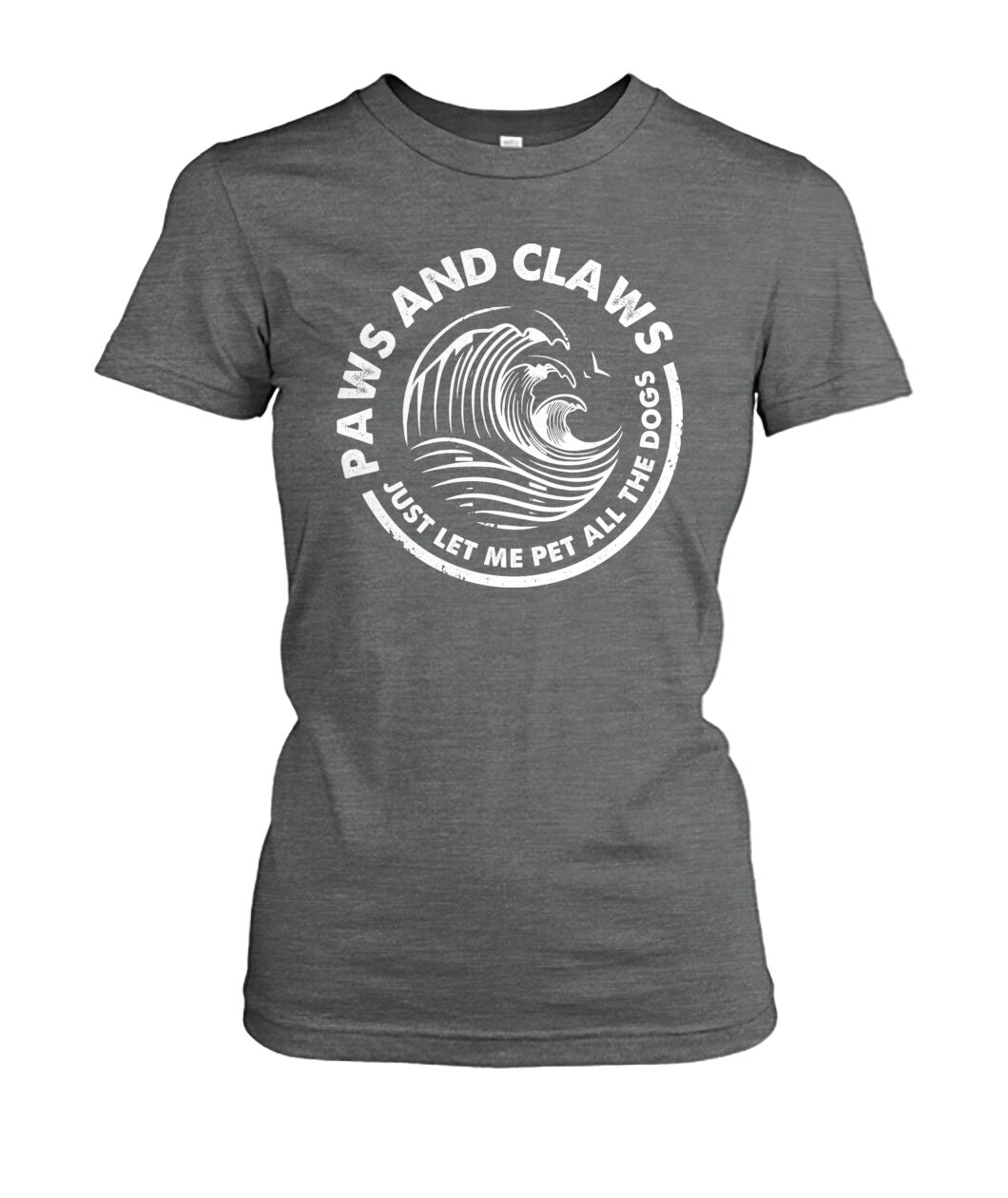 Paws and claws  - Men's and Women's t-shirt , Hoodies for Dog Lovers - myfunfarm - clothing acceessories shoes for cow lovers, pig, horse, cat, sheep, dog, chicken, goat farmer