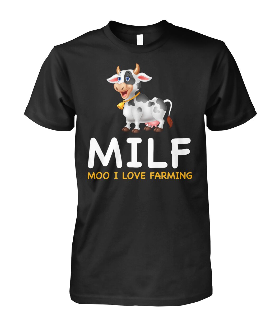 MILF - Moo i love farming - funny design unisex  t-shirt , Hoodies