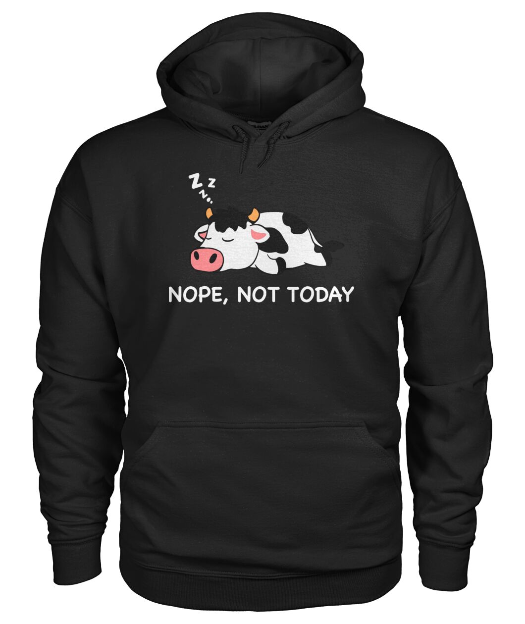 Nope not today - funny cow dessign  unisex  t-shirt , Hoodies - myfunfarm