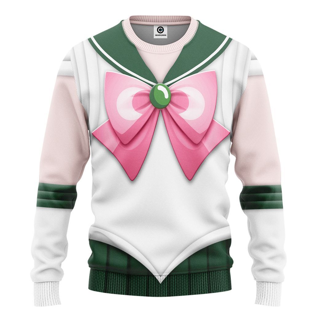 Cosplay Sailor Jupiter Custom Tshirt Hoodie Long sleeve - Apparel