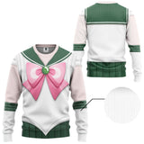 Cosplay Sailor Jupiter Custom Tshirt Hoodie Long sleeve - Apparel