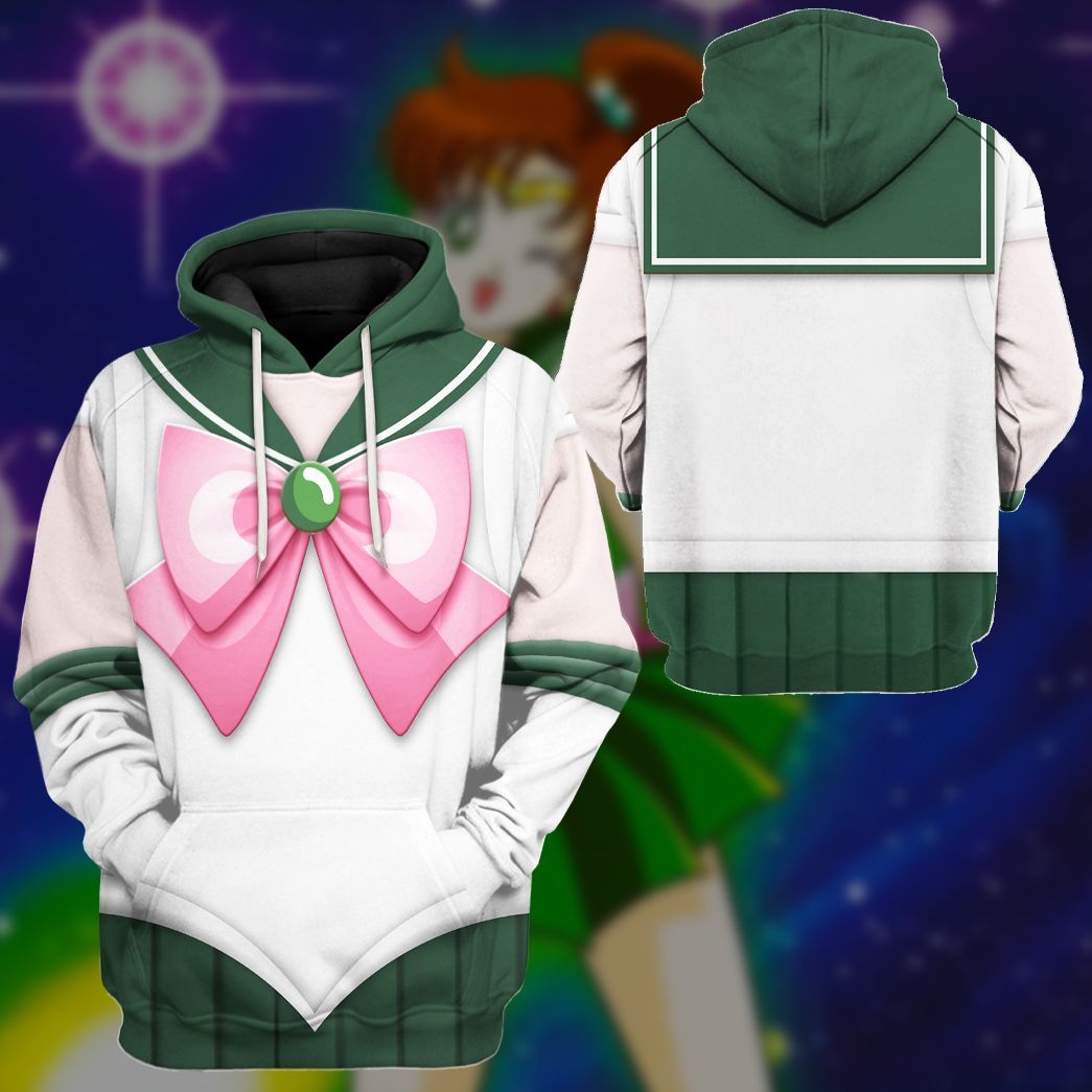 Cosplay Sailor Jupiter Custom Tshirt Hoodie Long sleeve - Apparel