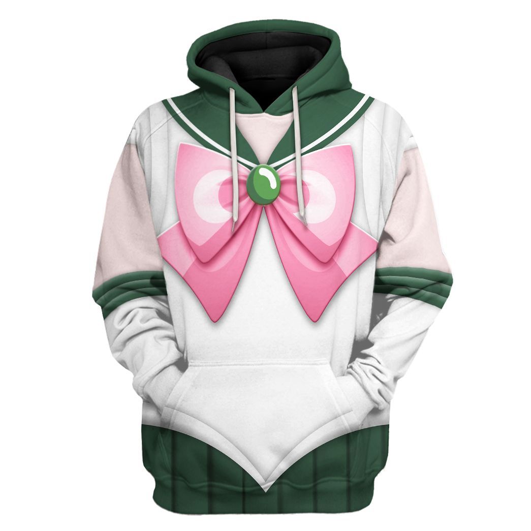 Cosplay Sailor Jupiter Custom Tshirt Hoodie Long sleeve - Apparel