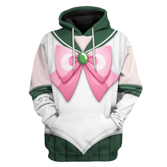 Cosplay Sailor Jupiter Custom Tshirt Hoodie Long sleeve - Apparel