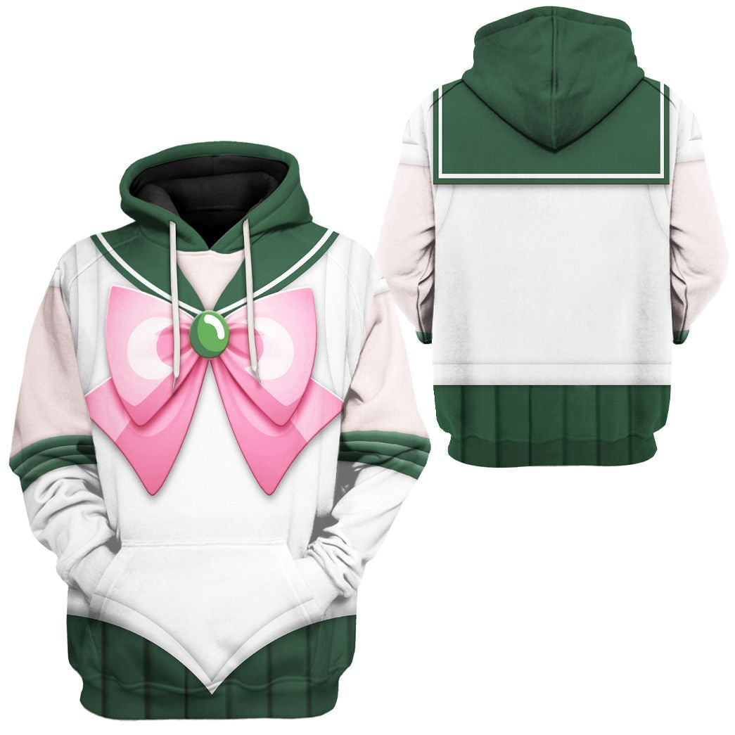 Cosplay Sailor Jupiter Custom Tshirt Hoodie Long sleeve - Apparel