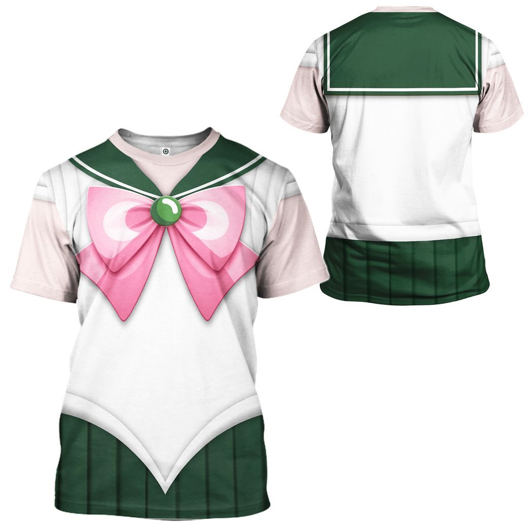 Cosplay Sailor Jupiter Custom Tshirt Hoodie Long sleeve - Apparel