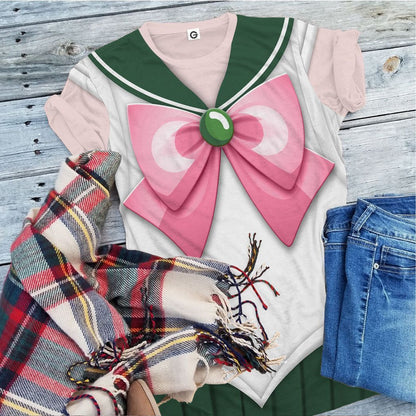 Cosplay Sailor Jupiter Custom Tshirt Hoodie Long sleeve - Apparel