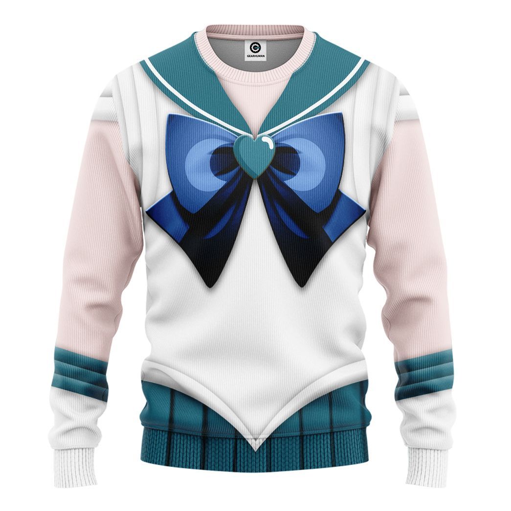 Cosplay Sailor Neptune Custom Tshirt Hoodie Long sleeve - Apparel