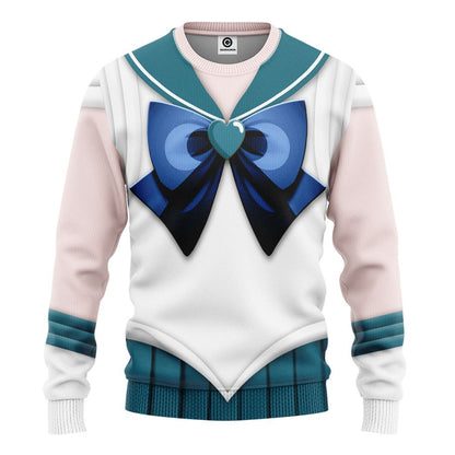 Cosplay Sailor Neptune Custom Tshirt Hoodie Long sleeve - Apparel