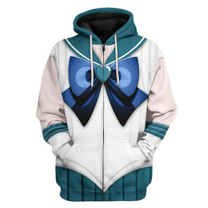 Cosplay Sailor Neptune Custom Tshirt Hoodie Long sleeve - Apparel