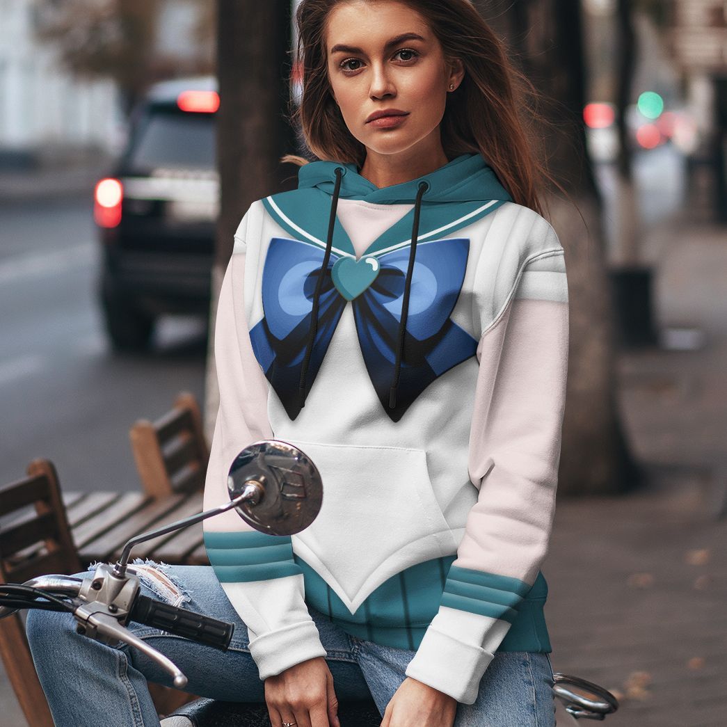 Cosplay Sailor Neptune Custom Tshirt Hoodie Long sleeve - Apparel
