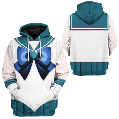 Cosplay Sailor Neptune Custom Tshirt Hoodie Long sleeve - Apparel