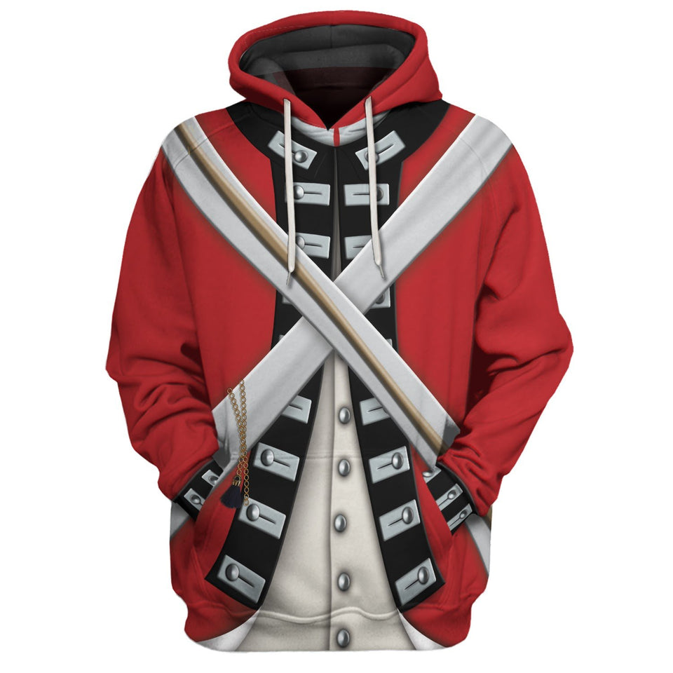 British Army Red Coat Tracksuit - Cosplay Historical Costumes - Apparel