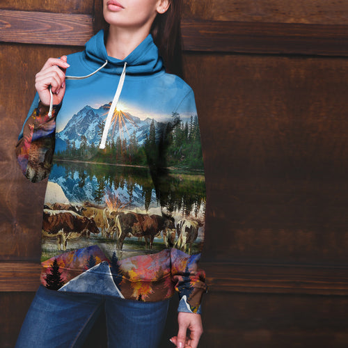 Cattle-Cows painting style print 3d - cow lovers