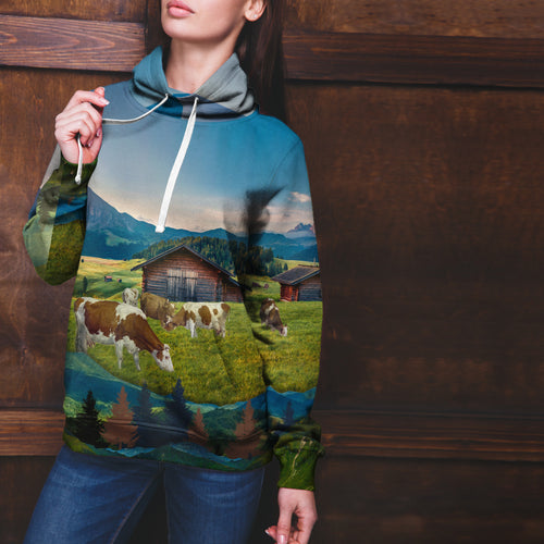 Cattle-Cows painting style print 3d 04 - cow lovers
