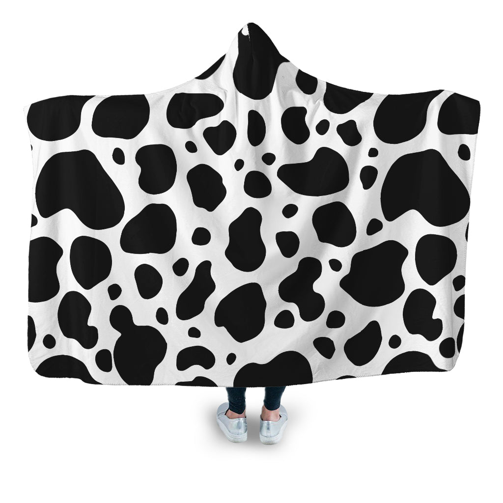 Cow pattern - Hooded Blanket - Cow Lovers - myfunfarm