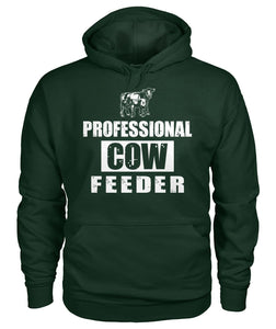 Professionnal cow feeder - Men's and Women's t-shirt , Vneck, Hoodies - myfunfarm - clothing acceessories shoes for cow lovers, pig, horse, cat, sheep, dog, chicken, goat farmer
