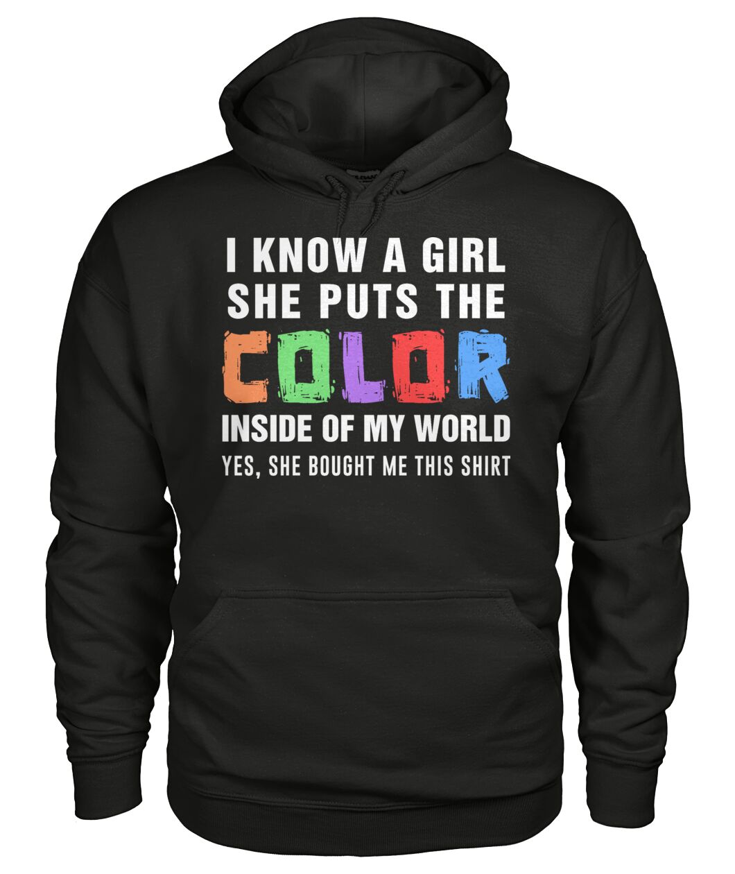 i know a girl, she puts  the color inside  of my world