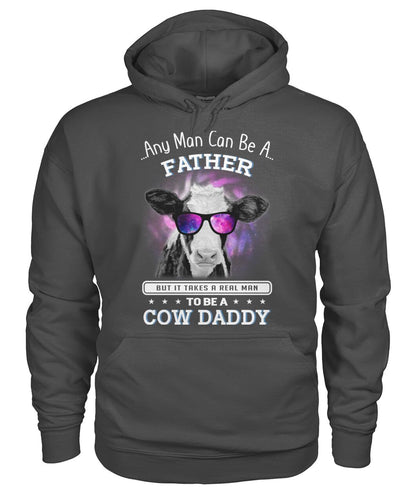 COW DADDY - Men's and Women's t-shirt , Vneck, Hoodies - myfunfarm - clothing acceessories shoes for cow lovers, pig, horse, cat, sheep, dog, chicken, goat farmer